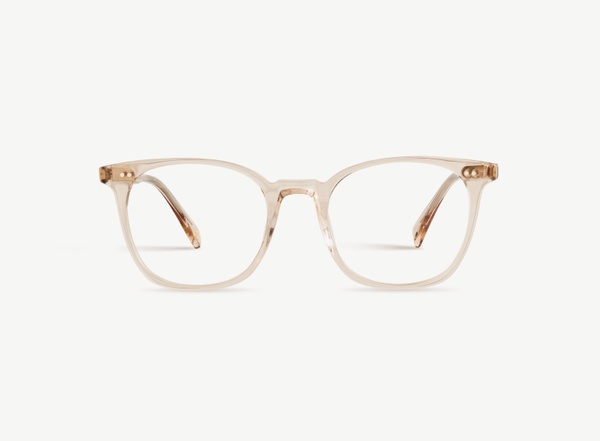 Front view of a pair of eyeglasses called the Pro in Nude
