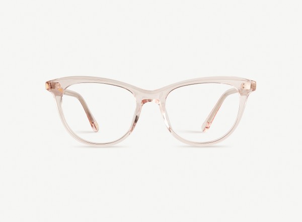 Front view of a pair of eyeglasses called the Ballerina in Soda