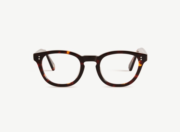 Front view of a pair of eyeglasses called the Character in Brownie