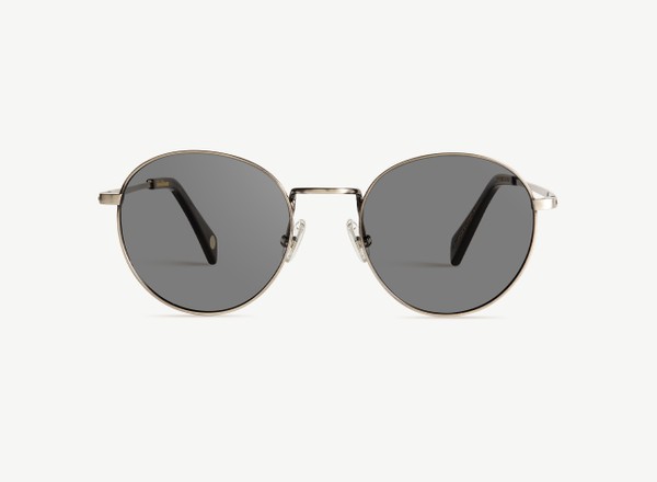 Front view of a pair of eyeglasses called the Virtuoso in Gunmetal