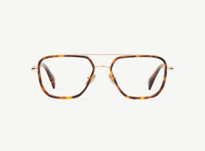 A pair of eyeglasses called the Commander in Tortoise colour
