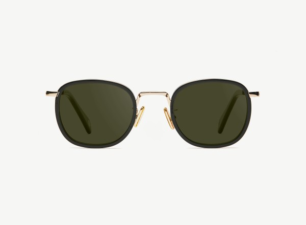 Front view of a pair of eyeglasses called the Diplomat in Black