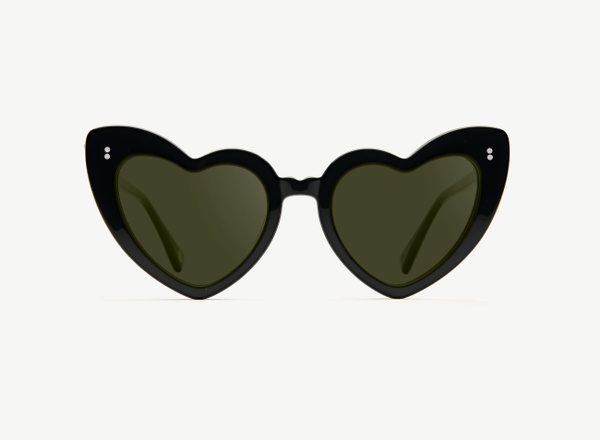 Front view of a pair of eyeglasses called the Donna in Black