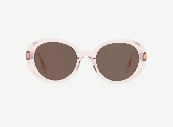 Front view of a pair of eyeglasses called the Collector in Soda