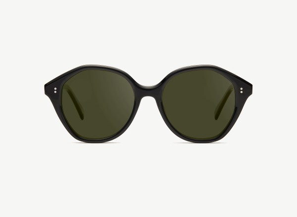 Front view of a pair of eyeglasses called the Angel in Black