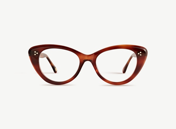 Front view of a pair of eyeglasses called the Icon in Havana