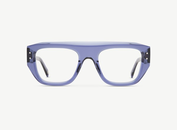 Front view of a pair of eyeglasses called the Stark in Midnight
