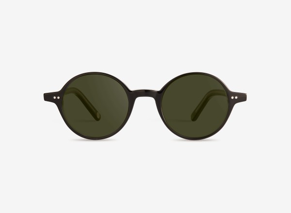 Front view of a pair of eyeglasses called the Visionary in Black