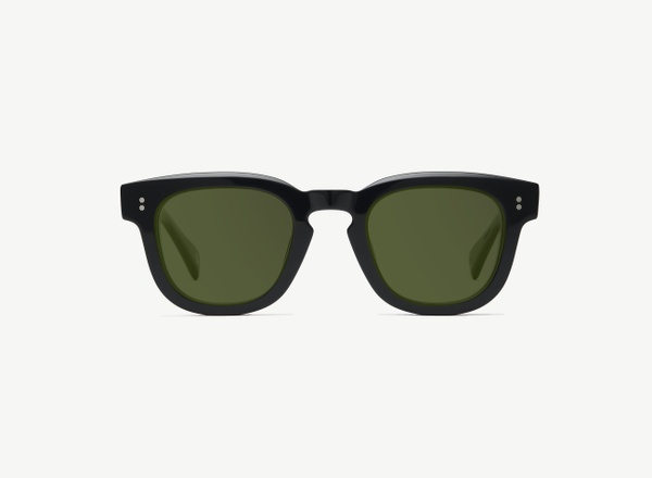 Front view of a pair of eyeglasses called the Romeo in Black