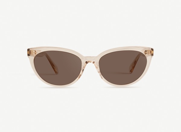 Front view of a pair of eyeglasses called the Idol in Nude