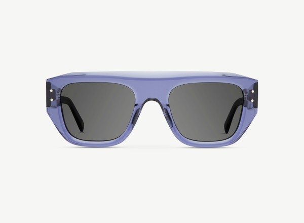 Front view of a pair of eyeglasses called the Stark in Midnight