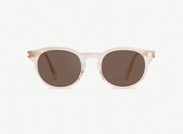 Front view of a pair of eyeglasses called the Artist in Soda
