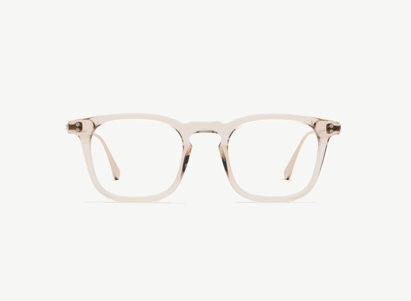 Front view of a pair of eyeglasses called the Engineer in Nude