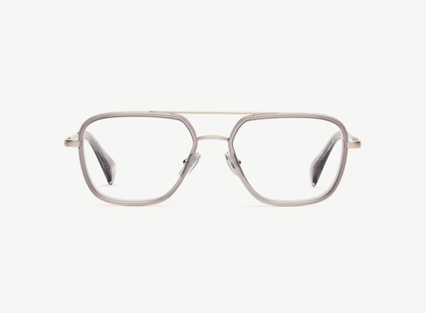 Front view of a pair of eyeglasses called the Commander in Shadow