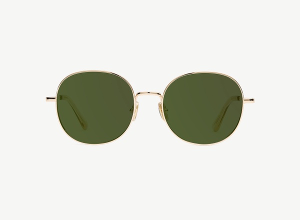 Front view of a pair of eyeglasses called the Guardian in Gold