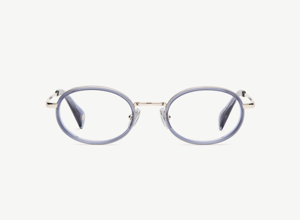 Front view of a pair of eyeglasses called the Vogue in Midnight
