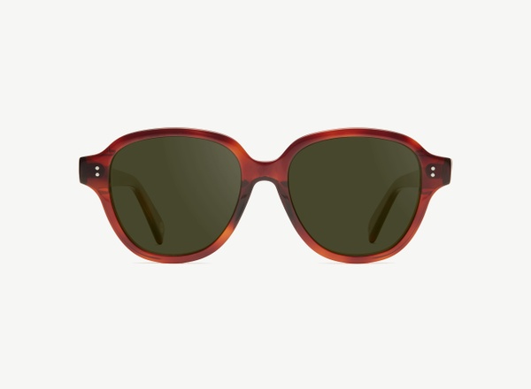 Front view of a pair of eyeglasses called the Altruist in Havana