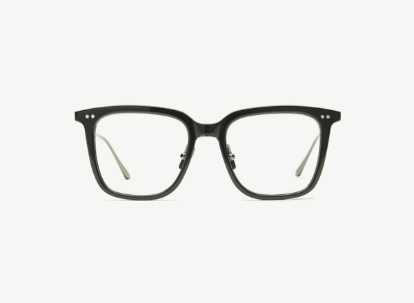 Front view of a pair of eyeglasses called the Manager in Black