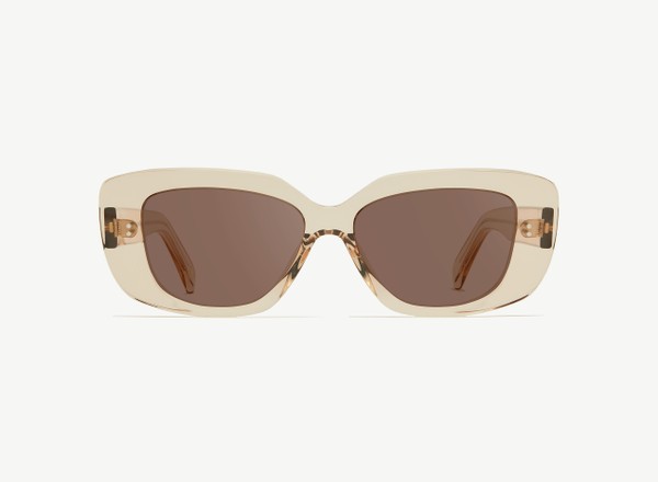 Front view of a pair of eyeglasses called the Actress in Nude