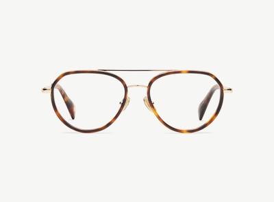A pair of eyeglasses called the Voyager in Tortoise colour