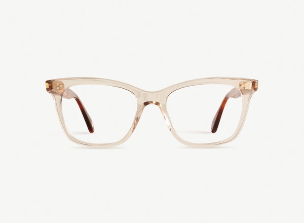 Front view of a pair of eyeglasses called the Model in Sunrise