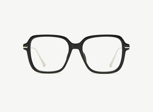 Front view of a pair of eyeglasses called the Lover in Black