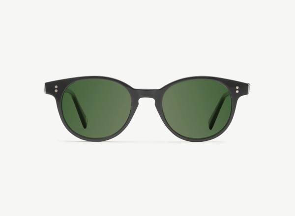 Front view of a pair of eyeglasses called the Londoner in Black