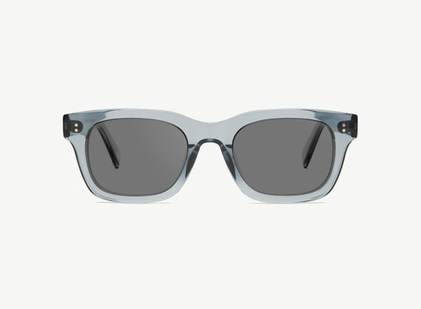 Front view of a pair of eyeglasses called the Partner in Denim