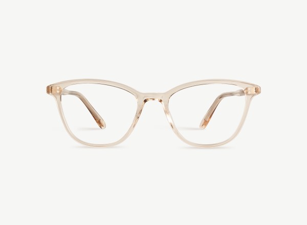 Front view of a pair of eyeglasses called the Dancer in Nude