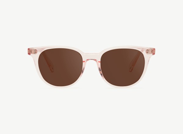 Front view of a pair of eyeglasses called the Aesthete in Soda