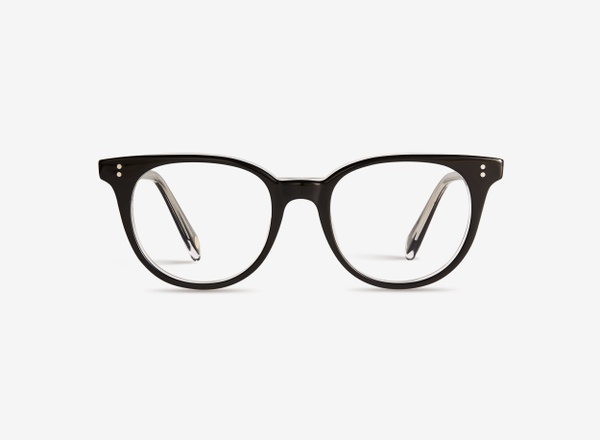 Front view of a pair of eyeglasses called the Aesthete in Black