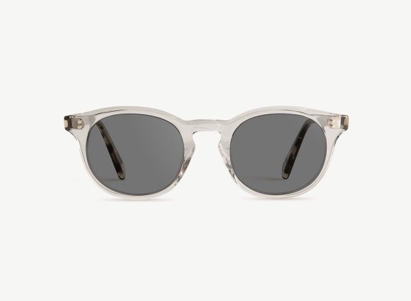 Front view of a pair of eyeglasses called the Artist in Frost