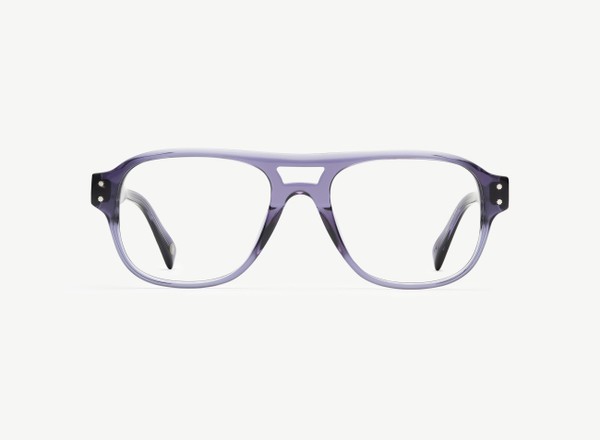 Front view of a pair of eyeglasses called the Submariner in Midnight