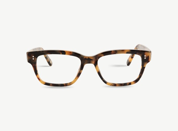 Front view of a pair of eyeglasses called the Exec in Camo
