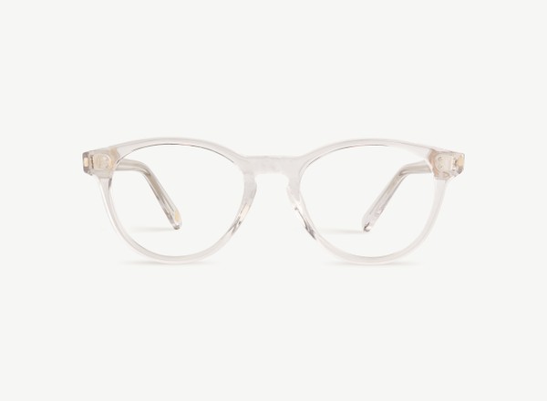 Front view of a pair of eyeglasses called the Fashioner in Crystal