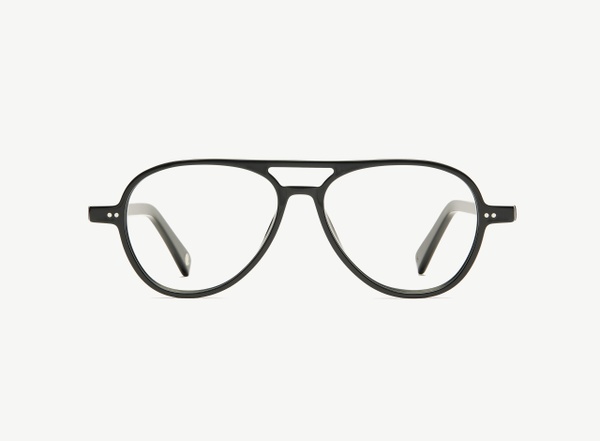 Front view of a pair of eyeglasses called the Radical in Black