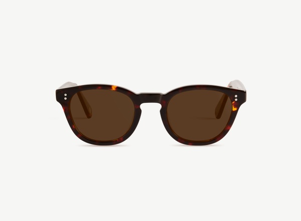 Front view of a pair of eyeglasses called the Character in Brownie