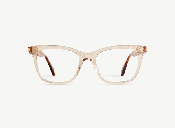 Front view of a pair of eyeglasses called the Model in Sunrise