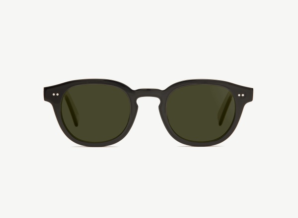 Front view of a pair of eyeglasses called the Performer in Black