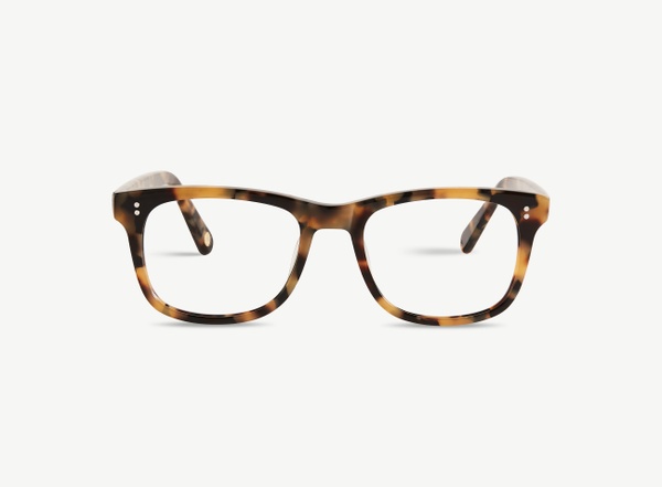 Front view of a pair of eyeglasses called the Founder in Camo