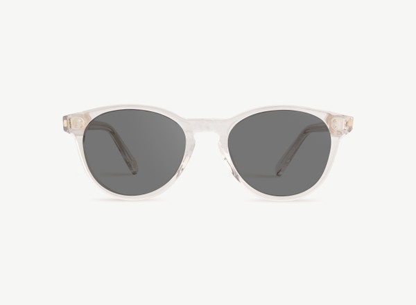 Front view of a pair of eyeglasses called the Fashioner in Crystal