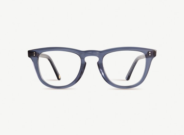 Front view of a pair of eyeglasses called the Pianist in Midnight