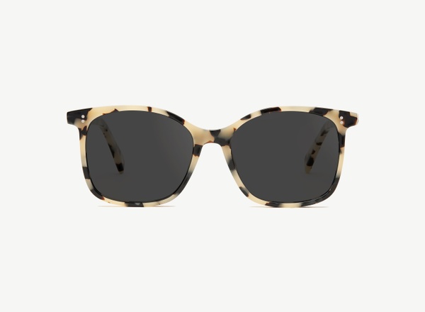 Front view of a pair of eyeglasses called the Saviour in Diorite