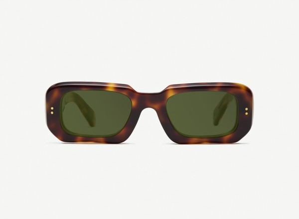 Front view of a pair of eyeglasses called the Ripple in Tortoiseshell