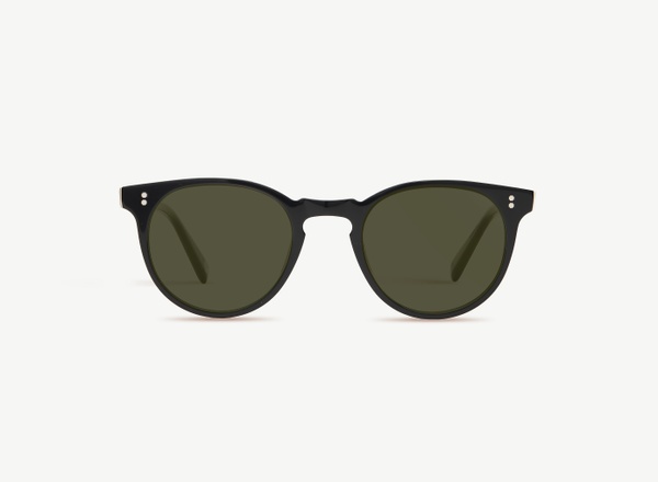 Front view of a pair of eyeglasses called the Parisian in Black