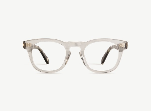 Front view of a pair of eyeglasses called the Diva in Frost