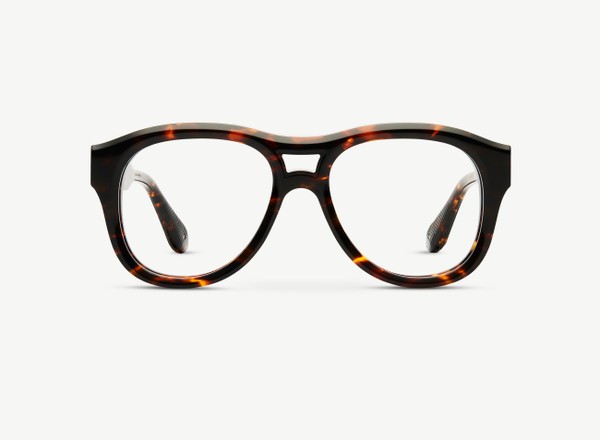 Front view of a pair of eyeglasses called the Salva in Casablanca