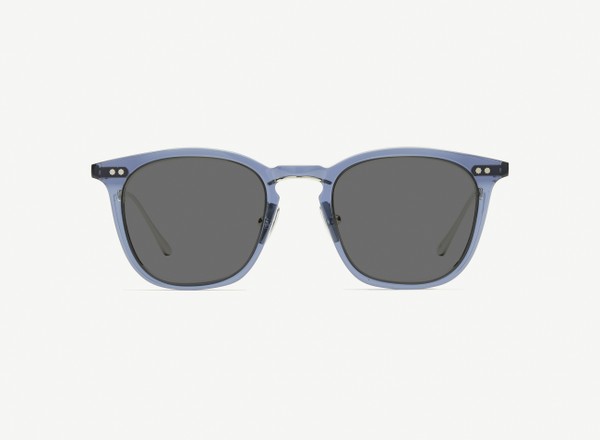 Front view of a pair of eyeglasses called the Trader in Midnight