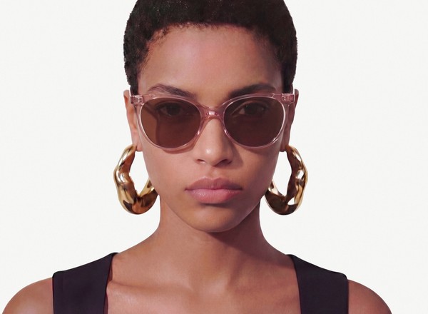 Front view of a pair of eyeglasses called the Perfumer in Soda