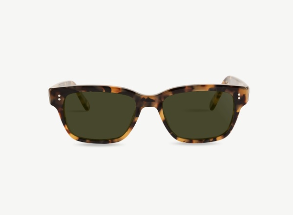 Front view of a pair of eyeglasses called the Exec in Camo